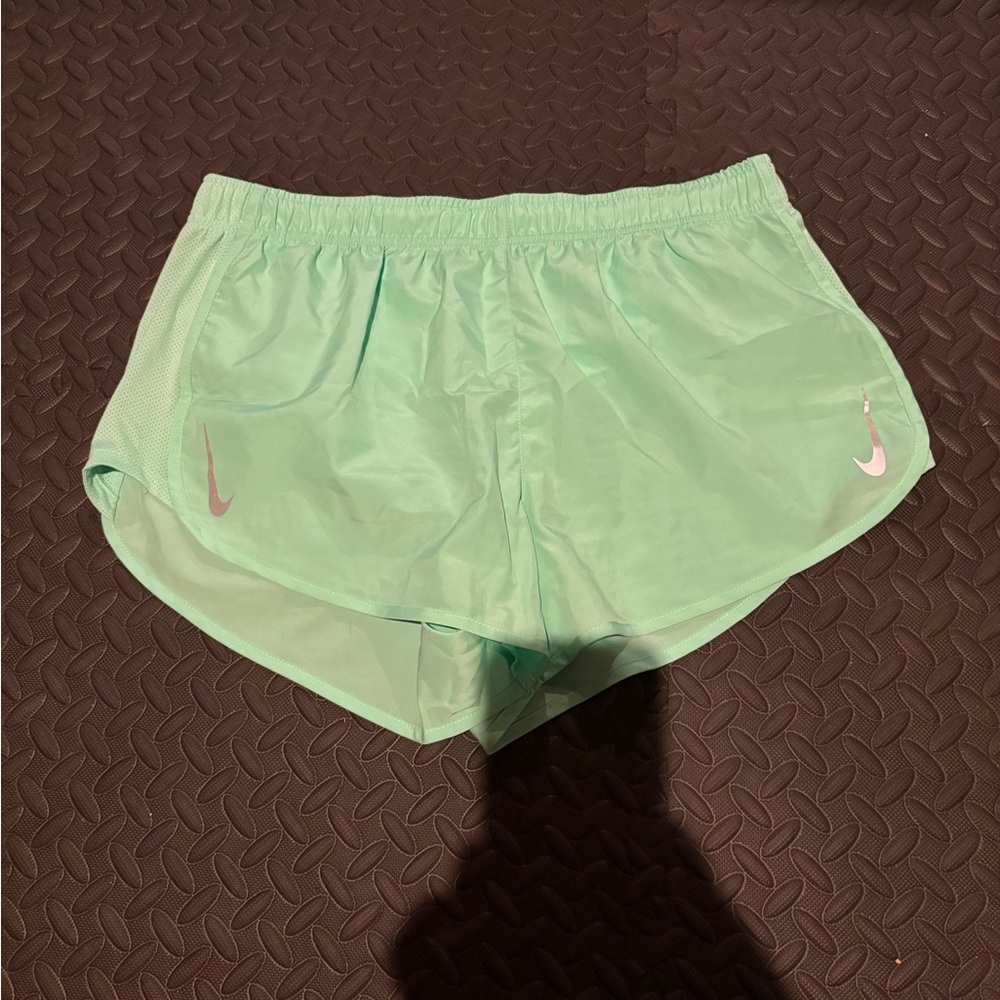 Nike Women's Light Green Athletic Shorts